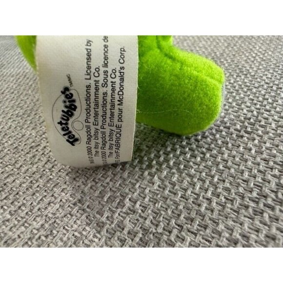 Vintage 2000 Teletubbies Plush Clip On Keychain Dipsy Plush Green itsy bitsy - Picture 4 of 6